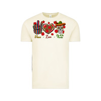 Vintage Arctic Peace Love Dia De Los Muertos Vintage Tee - BundleAndBundleShop