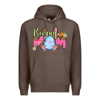 Coffee Easter Day Bunny mom Premium Hoodie - OliviaCreatesArt