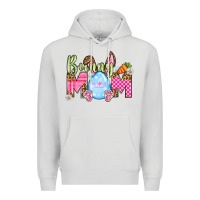 Dove Grey Easter Day Bunny mom Premium Hoodie - OliviaCreatesArt