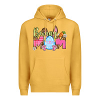 Mustard Easter Day Bunny mom Premium Hoodie - OliviaCreatesArt
