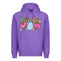 Purple Easter Day Bunny mom Premium Hoodie - OliviaCreatesArt