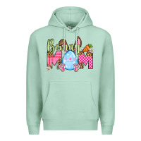 Seafoam Easter Day Bunny mom Premium Hoodie - OliviaCreatesArt