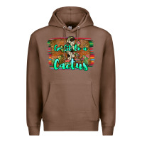 Chestnut go sit on a cactus Premium Hoodie - JahusDesignShop