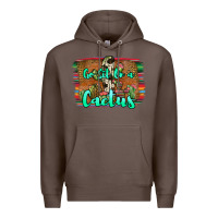 Coffee go sit on a cactus Premium Hoodie - JahusDesignShop
