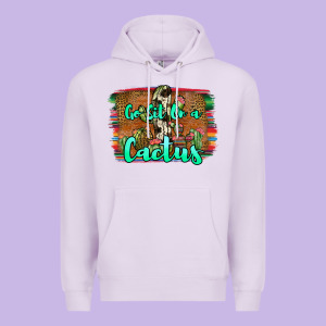 Go Sit On A Cactus Premium Hoodie Designed By Jahusdesignshop