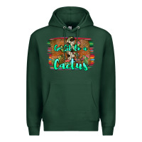 Sports Green go sit on a cactus Premium Hoodie - JahusDesignShop