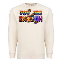 Sandshell you are enough Premium Sweatshirt - FaDigitalArtStudio