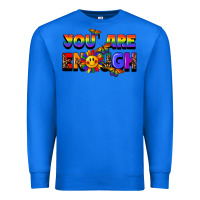 True Royal you are enough Premium Sweatshirt - FaDigitalArtStudio