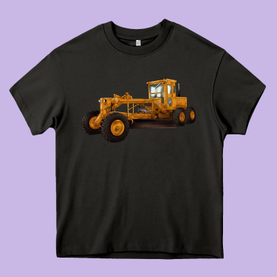 Motor Grader Heavy Core Tee Designed By Lillyallendesigns