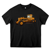 Black Motor Grader Heavy Core Tee - LillyAllenDesigns