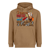Toasted Coconut I Run On Coffee And Soccer Frappe Heavyweight Hoodie - FaDigitalArtStudio
