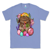 Colony Blue Rabbit And Carrot Easter Classic Tee - BundleAndBundleShop