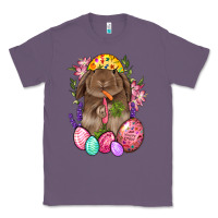 Lavender Rabbit And Carrot Easter Classic Tee - BundleAndBundleShop