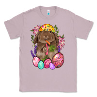 Lilac Rabbit And Carrot Easter Classic Tee - BundleAndBundleShop