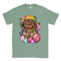 Sage Rabbit And Carrot Easter Classic Tee - BundleAndBundleShop