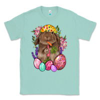 Seafoam Rabbit And Carrot Easter Classic Tee - BundleAndBundleShop