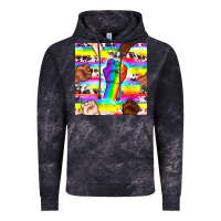 Cloud Black Pride lgbtq hands with cowhide seamless pattern Vintage Hoodie - BundleAndBundleShop