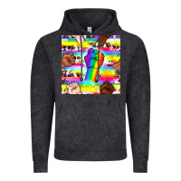 Vintage Black Pride lgbtq hands with cowhide seamless pattern Vintage Hoodie - BundleAndBundleShop