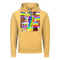Vintage Mustard Pride lgbtq hands with cowhide seamless pattern Vintage Hoodie - BundleAndBundleShop