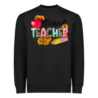 Black blessed teacher Heavyweight Sweatshirt - NancyCooperArtShop