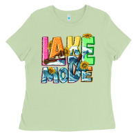Matcha Lake mode summer Ladies Tee - NancyCooperArtShop