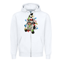 Christmas Cow Gnome Zipper Hoodie | Teevron