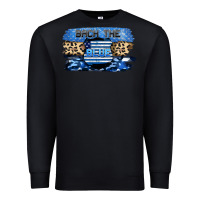 Black Back the blue Premium Sweatshirt - FaDigitalArtStudio