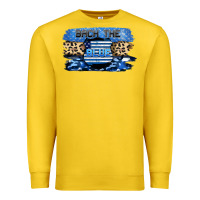 Lemon Back the blue Premium Sweatshirt - FaDigitalArtStudio
