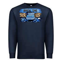 Navy Back the blue Premium Sweatshirt - FaDigitalArtStudio