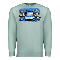 Seafoam Back the blue Premium Sweatshirt - FaDigitalArtStudio