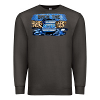 Smoke Back the blue Premium Sweatshirt - FaDigitalArtStudio