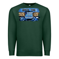 Sports Green Back the blue Premium Sweatshirt - FaDigitalArtStudio