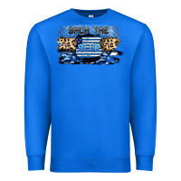 True Royal Back the blue Premium Sweatshirt - FaDigitalArtStudio