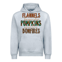 Heather Grey flannels hayrides pumpkins bonfires Urban Hoodie - CowhideDigitalArt