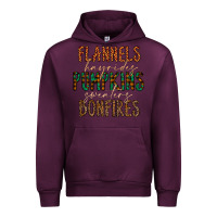Mauve Wine flannels hayrides pumpkins bonfires Urban Hoodie - CowhideDigitalArt