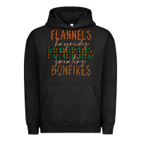 Pigment Black flannels hayrides pumpkins bonfires Urban Hoodie - CowhideDigitalArt