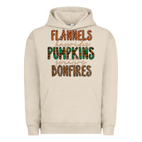 Flannels Hayrides Pumpkins Bonfires Urban Hoodie | Teevron
