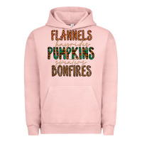 Pigment Salmon flannels hayrides pumpkins bonfires Urban Hoodie - CowhideDigitalArt