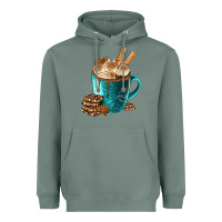 Chocolate And Coffee Heavyweight Hoodie | Teevron
