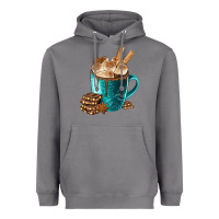 Storm Chocolate And Coffee Heavyweight Hoodie - FaDigitalArtStudio
