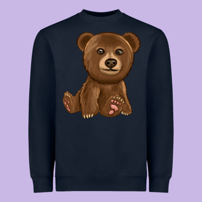 Bear Heavyweight Sweatshirt Designed By Texasbilliewilder