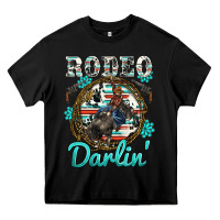 Black rodeo darling Heavy Core Tee - BarkalooDesign
