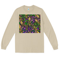 Mushroom mardi gras fleur de lis Long Sleeve Tee - RanaPortraitStore