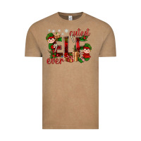 Vintage Coffee Cutest Elf Ever Christmas Vintage Tee - BundleAndBundleShop