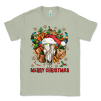 Matcha Merry Christmas With Bull skull Classic Tee - BundleAndBundleShop