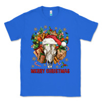 True Royal Merry Christmas With Bull skull Classic Tee - BundleAndBundleShop