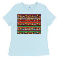 Christmas Lights Serape Ladies Tee | Teevron