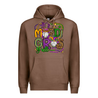Chestnut it's mardi gras y'all gnomes Premium Hoodie - OliviaCreatesArt