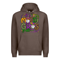 Coffee it's mardi gras y'all gnomes Premium Hoodie - OliviaCreatesArt