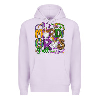 Lilac it's mardi gras y'all gnomes Premium Hoodie - OliviaCreatesArt